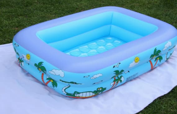 Inflatable Family Pool 110×85×35 cm — Double Bottom